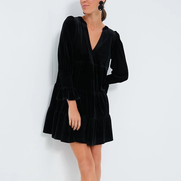 Tuckernuck Dresses Tuckernuck Black Velvet Kenzo Dress Poshmark